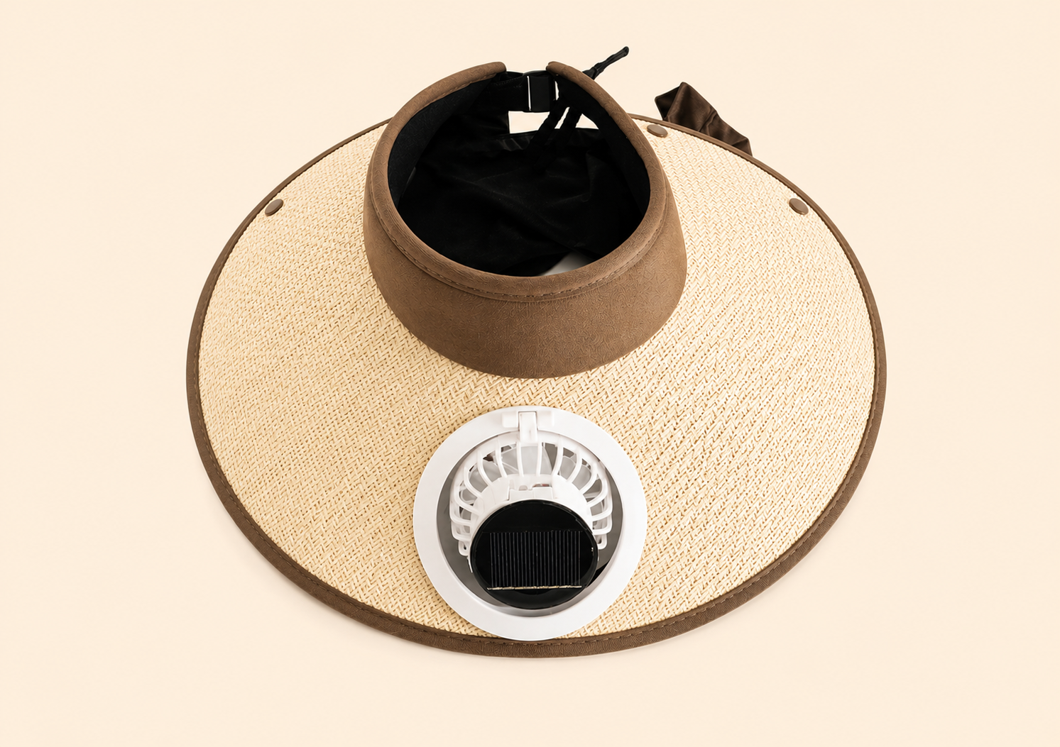 Outdoor Essentials | Wide Brim Sun Hat with Solar Powered Fan & USB Rechargeable Feature | Stylish Protection for All-Day Comfort