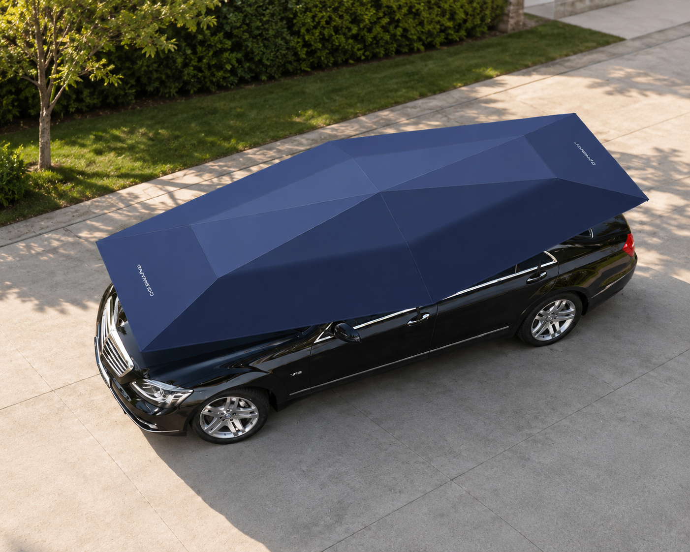 Portable Car Roof Sunshade Canopy with Remote Control & UV Protection