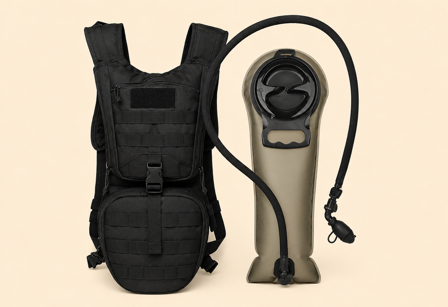 Hydration Pack | Tactical Water Bladder Backpack with 3L Capacity | Lightweight Design for Outdoor Activities