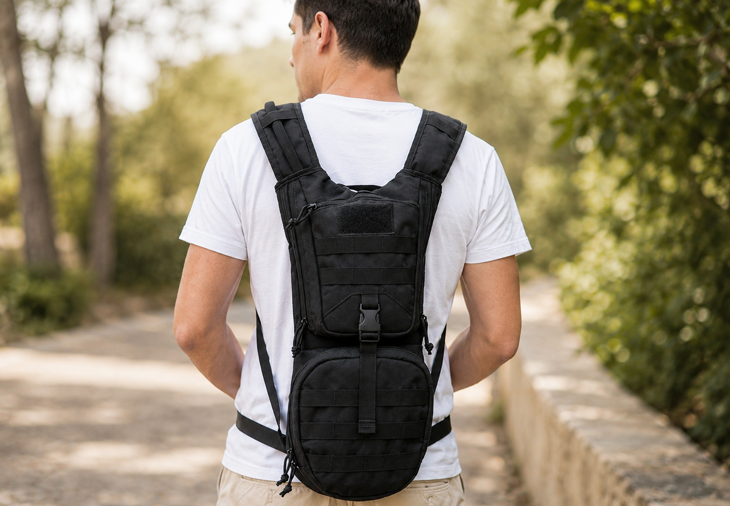 Hydration Pack | Tactical Water Bladder Backpack with 3L Capacity | Lightweight Design for Outdoor Activities