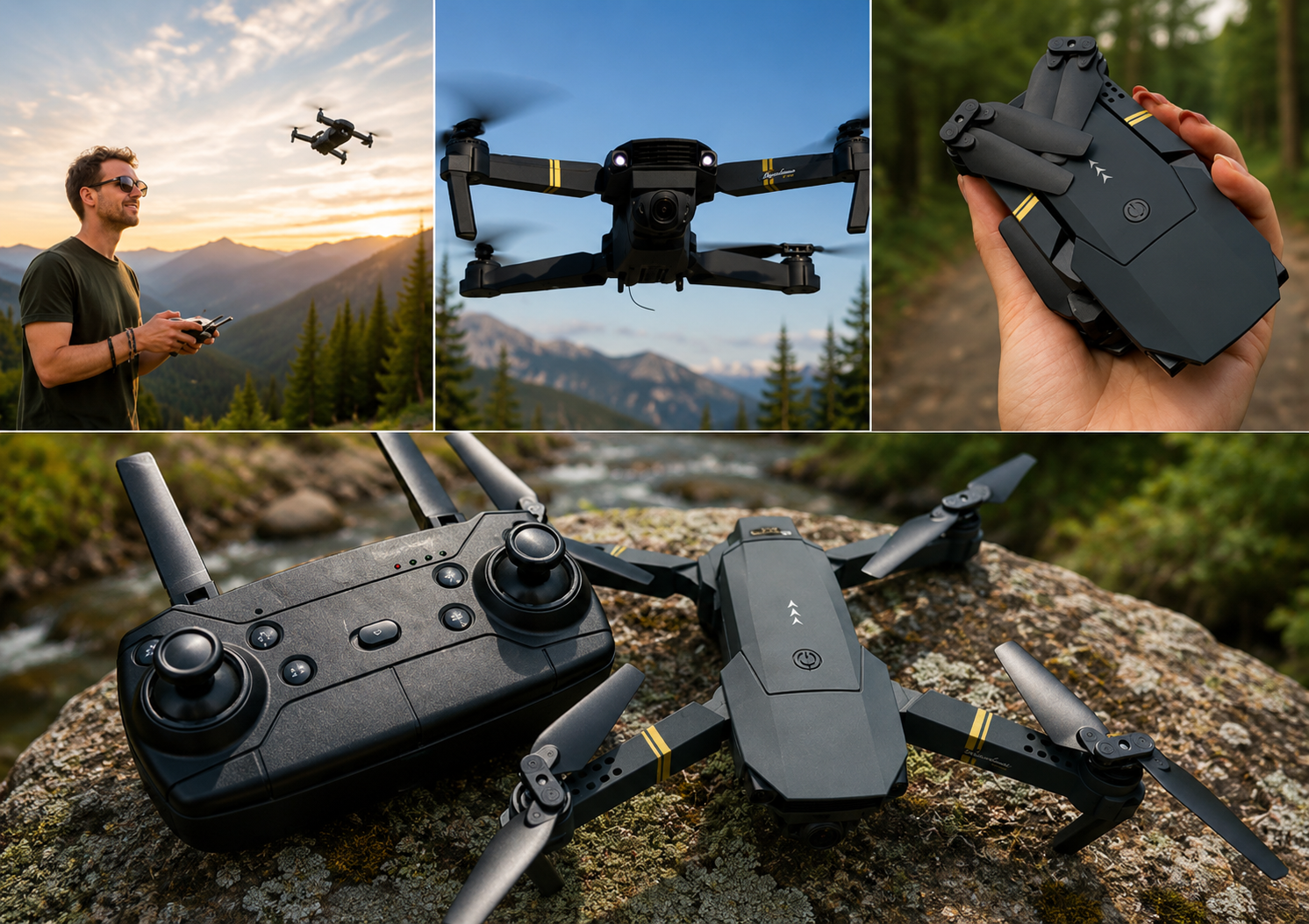 Mini Drone | Compact Pocket Drone with HD Video Capability | Easy to Fly for Stunning Aerial Shots