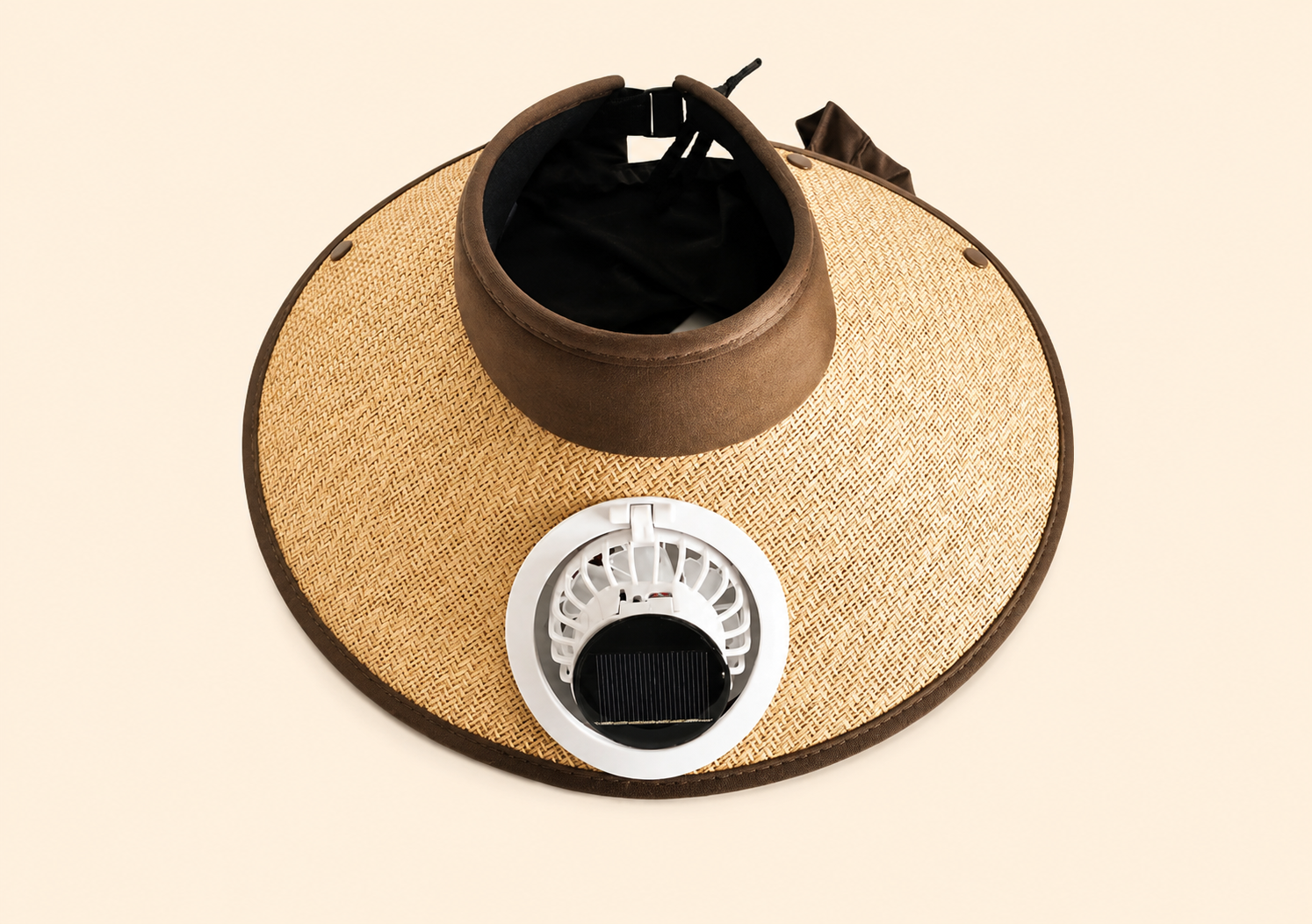 Outdoor Essentials | Wide Brim Sun Hat with Solar Powered Fan & USB Rechargeable Feature | Stylish Protection for All-Day Comfort