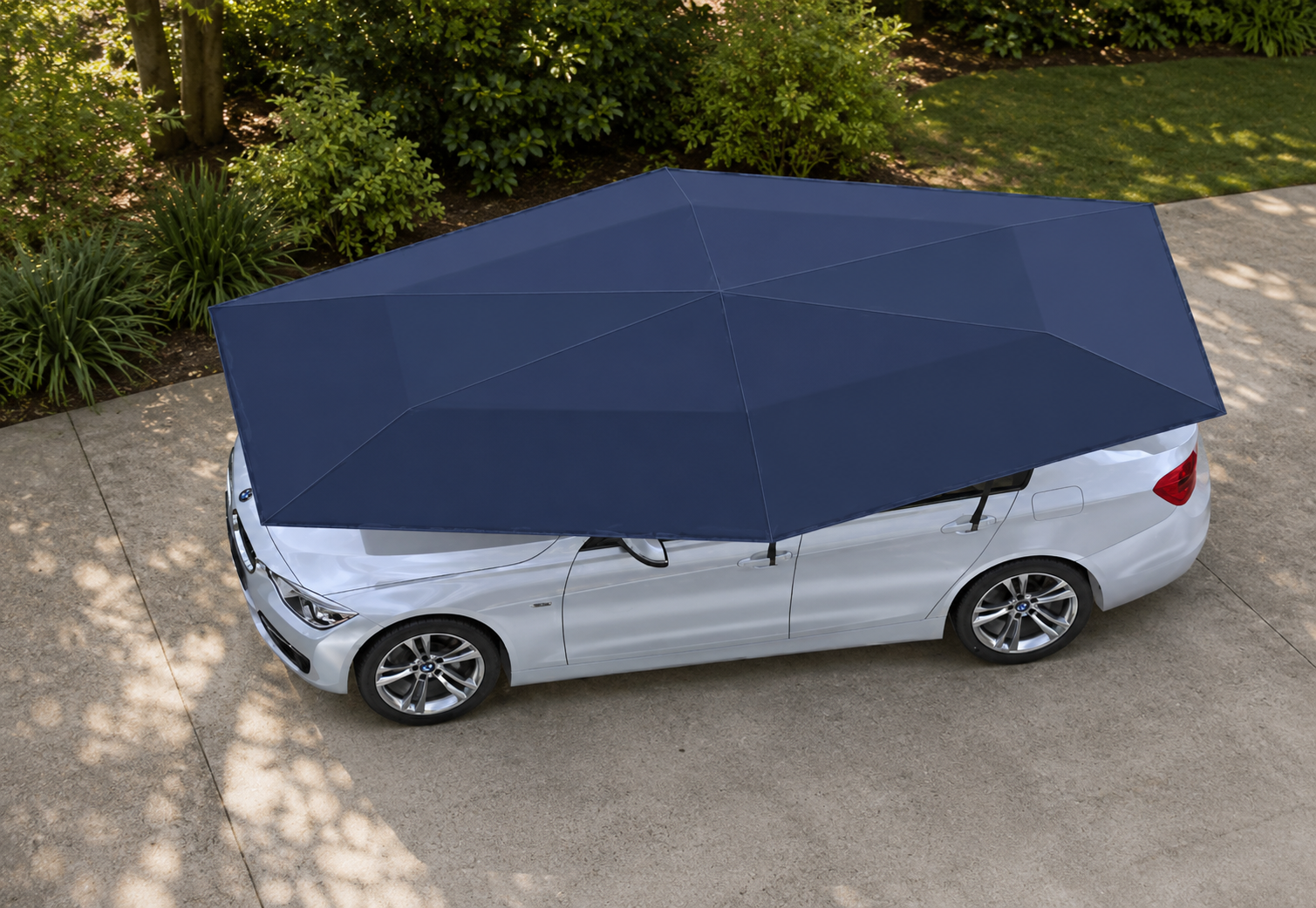 Portable Car Roof Sunshade Canopy with Remote Control & UV Protection