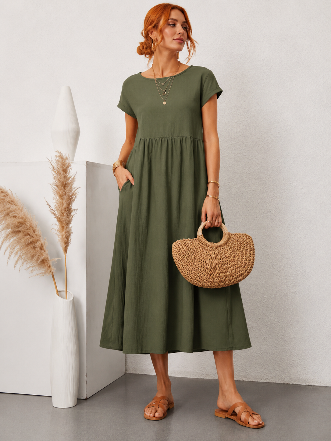 Elegant Summer Maxi Dress with Breathable Fabric for Stylish Comfort