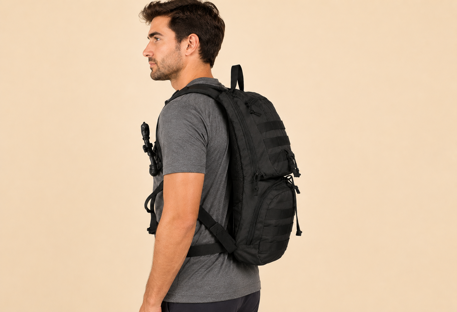 Hydration Pack | Tactical Water Bladder Backpack with 3L Capacity | Lightweight Design for Outdoor Activities