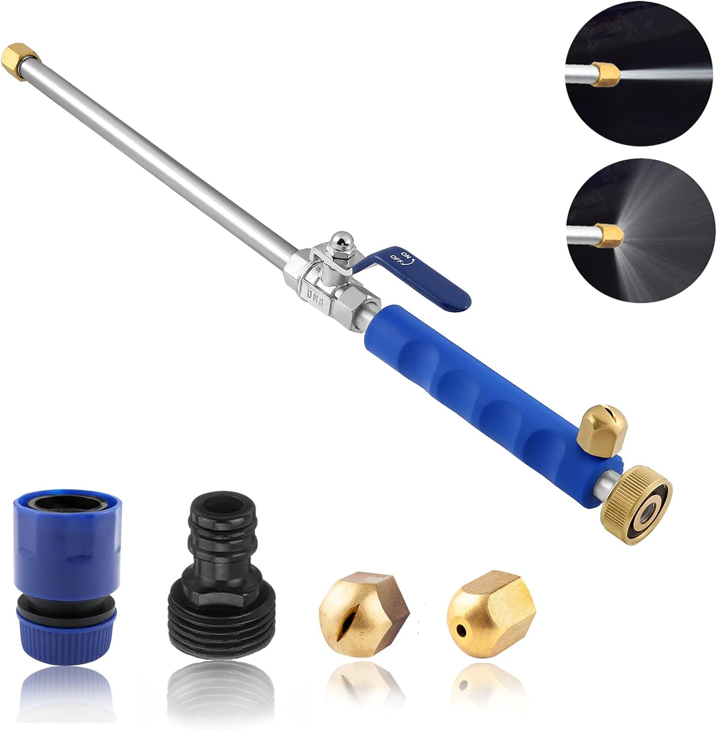 Effortless Clean | High-Pressure Washer Spray Nozzle with Dual Nozzle Options | Durable Design for Versatile Use 7