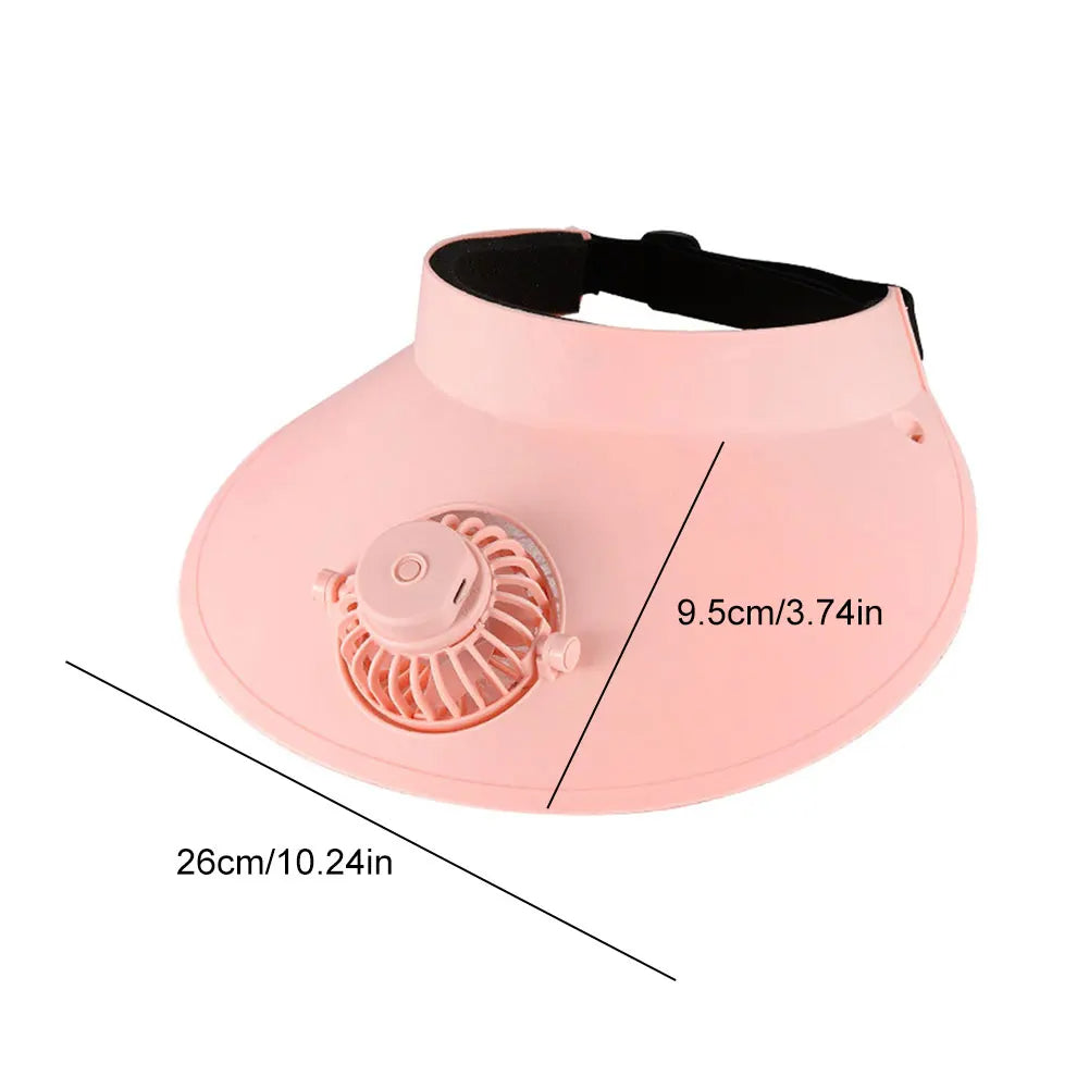 Innovative Sun Visor Hat with Solar-Powered Cooling Fan | UPF50+ Protection for Ultimate Comfort 3