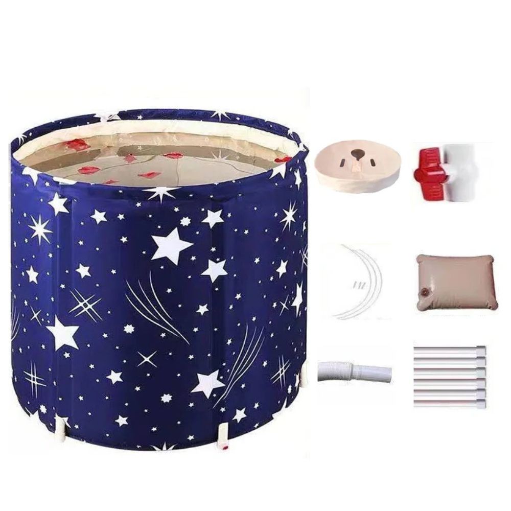 Portable Insulated Adult Bathtub | Spacious Collapsible Design for Relaxation Anywhere 4