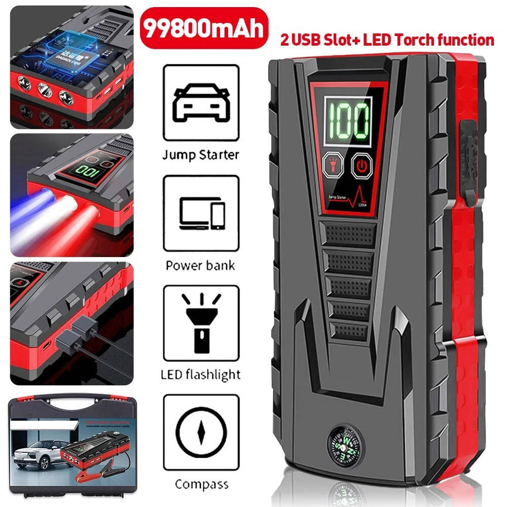 PowerMax | Portable Car Jump Starter with Extreme Temperature Performance | Multi-Device Charger for Roadside Safety 1