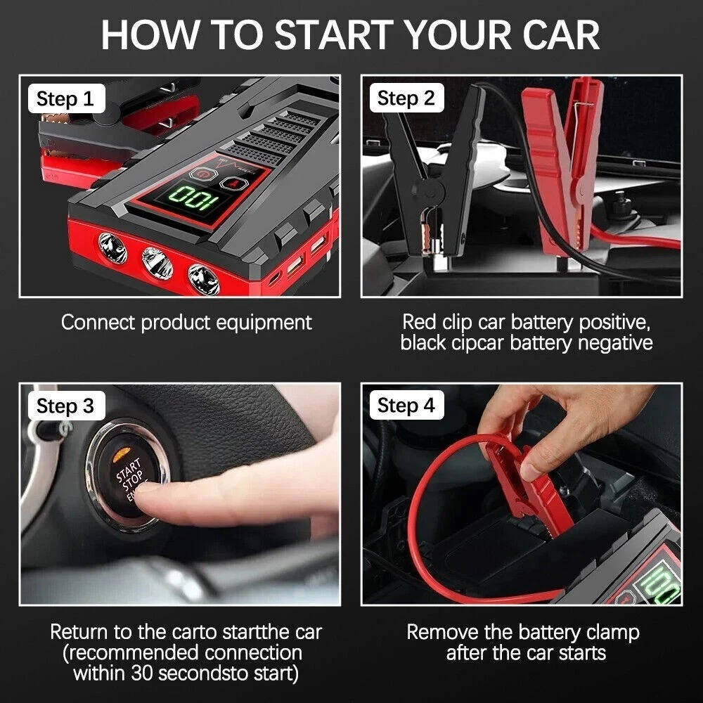 PowerMax | Portable Car Jump Starter with Extreme Temperature Performance | Multi-Device Charger for Roadside Safety 6