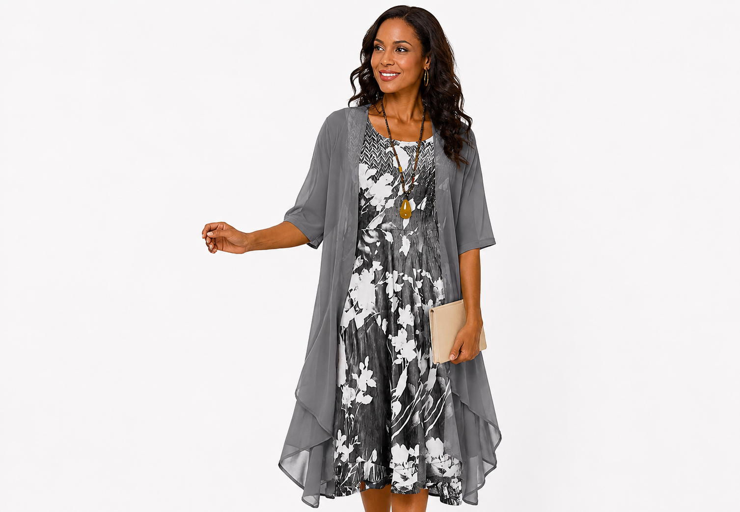 Elegant Summer Dress | Elastic Fit with Breathable Fabric for Comfort