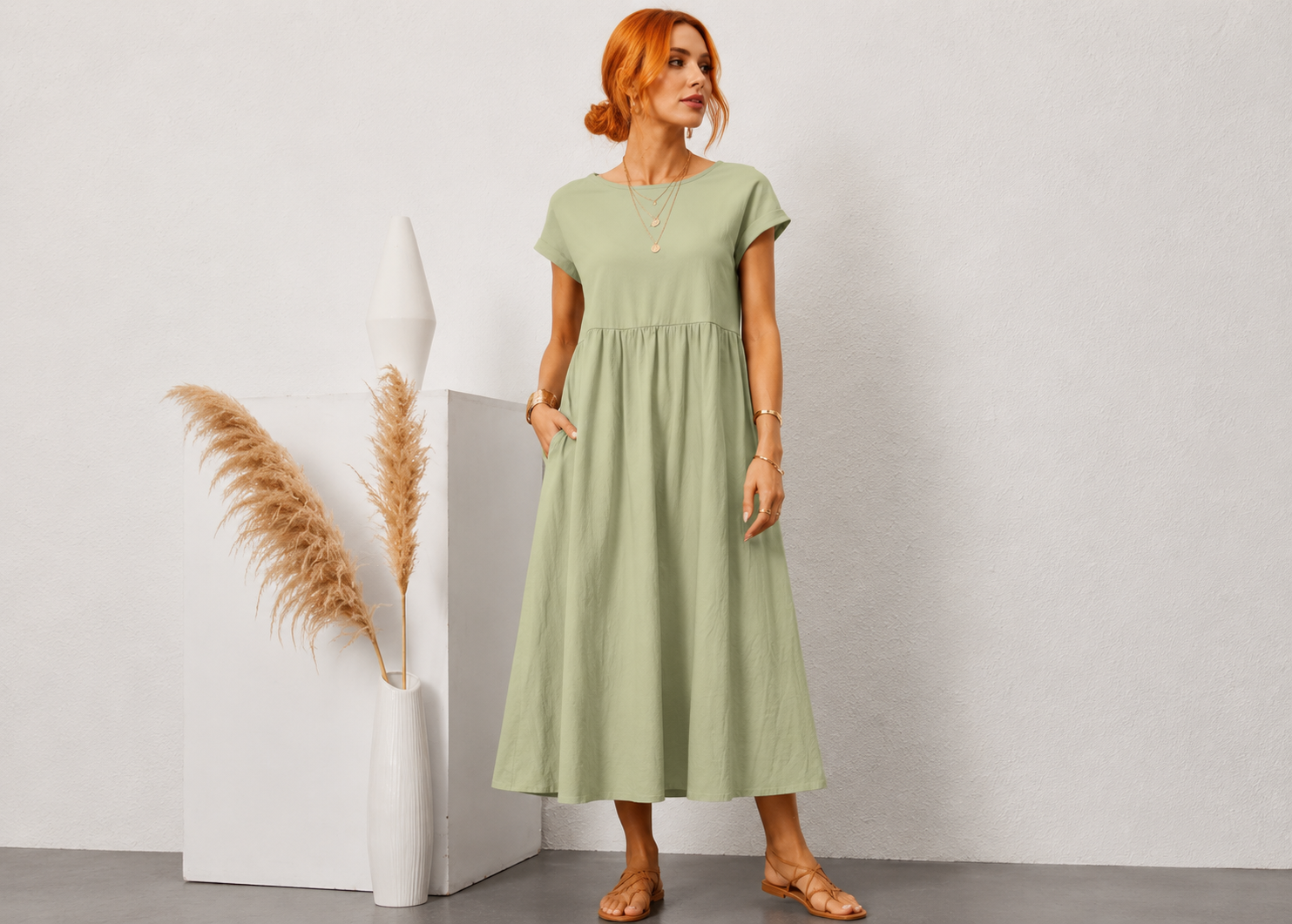 Elegant Summer Maxi Dress with Breathable Fabric for Stylish Comfort
