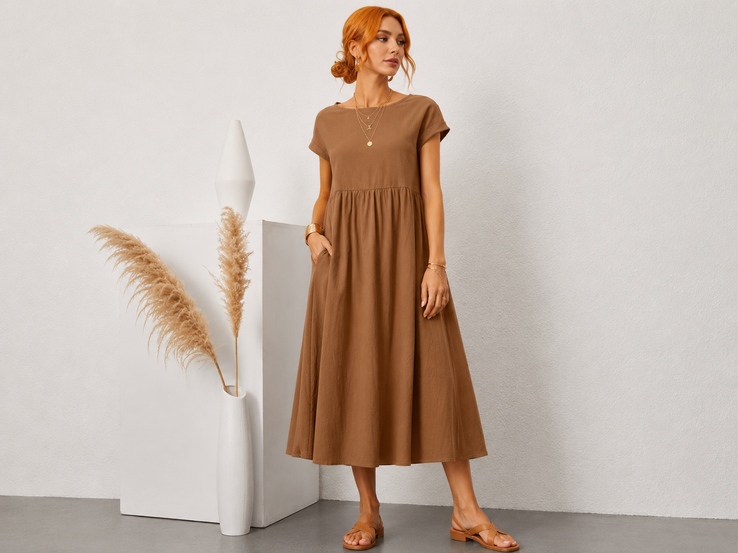 Elegant Summer Maxi Dress with Breathable Fabric for Stylish Comfort