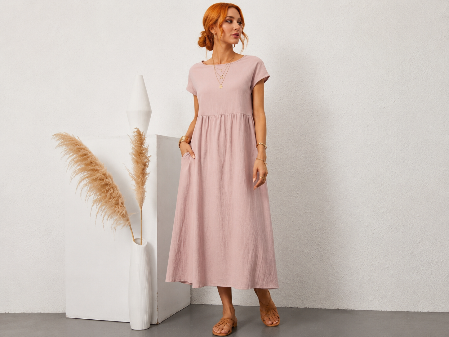 Elegant Summer Maxi Dress with Breathable Fabric for Stylish Comfort