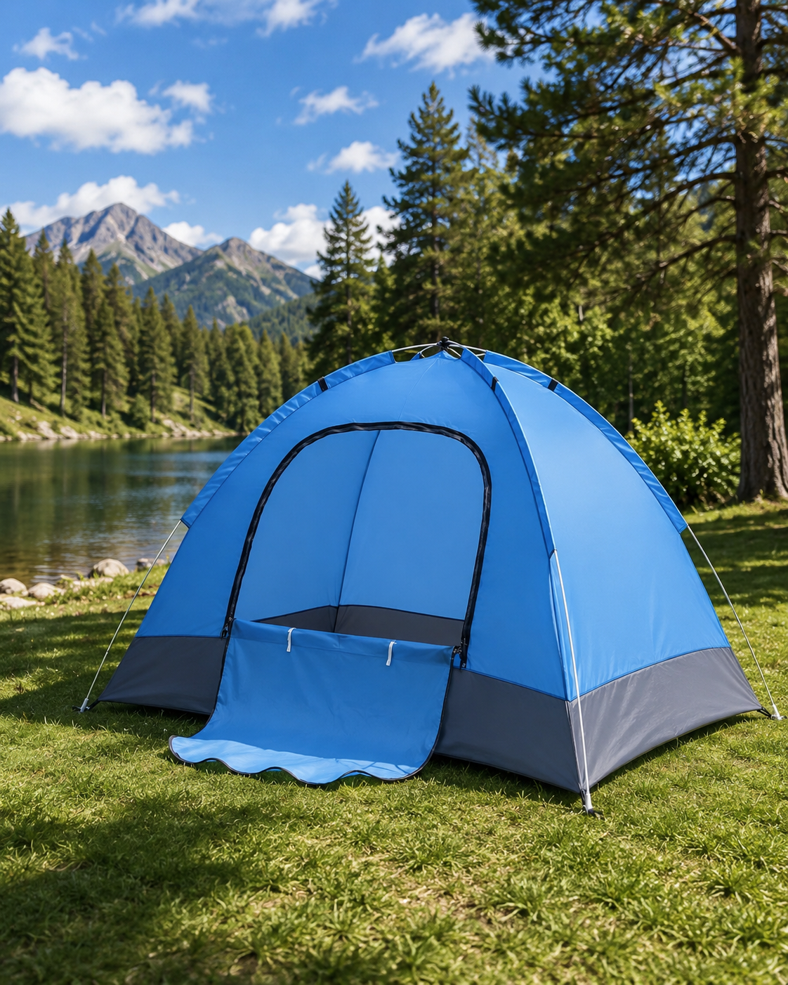 Outdoor Adventure | Pop Up Camping Tent with Lightweight Design | Easy Setup for Spring and Summer Fun