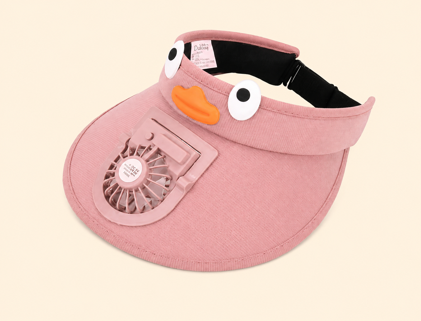 Cool Kids | Sun Visor Hat with Built-In Fan & Adjustable Fit | UV Protection for Outdoor Fun