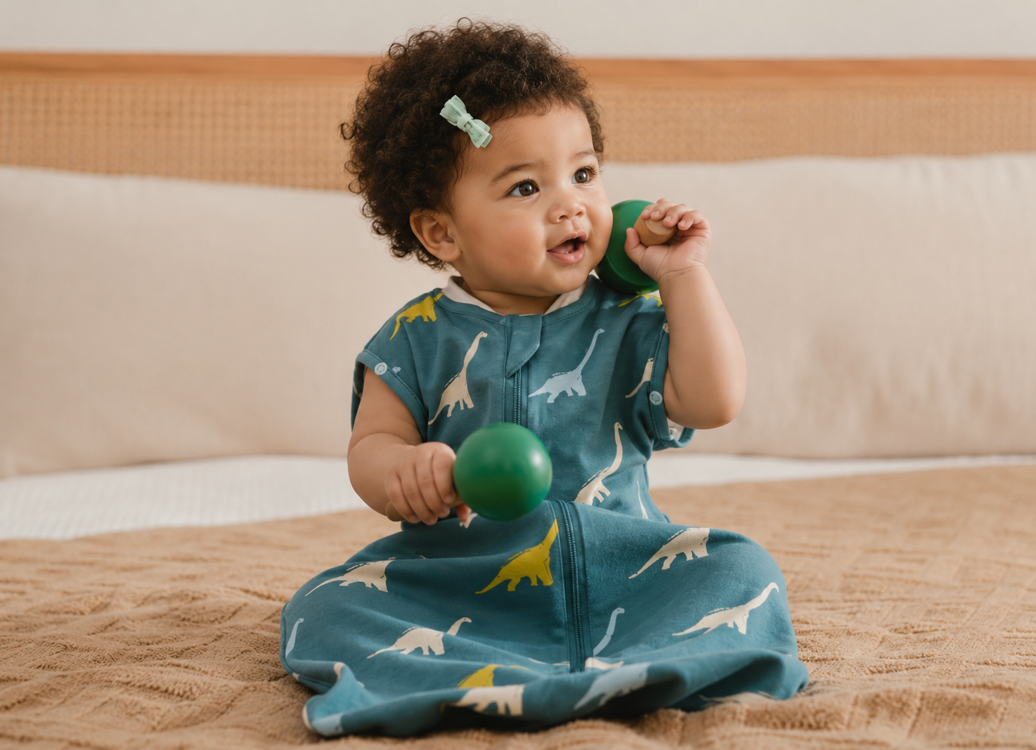 Cozy Nest | Baby Sleeping Bag with Convertible Design & Adjustable Fit | Floral Pattern for Comfortable Sleep
