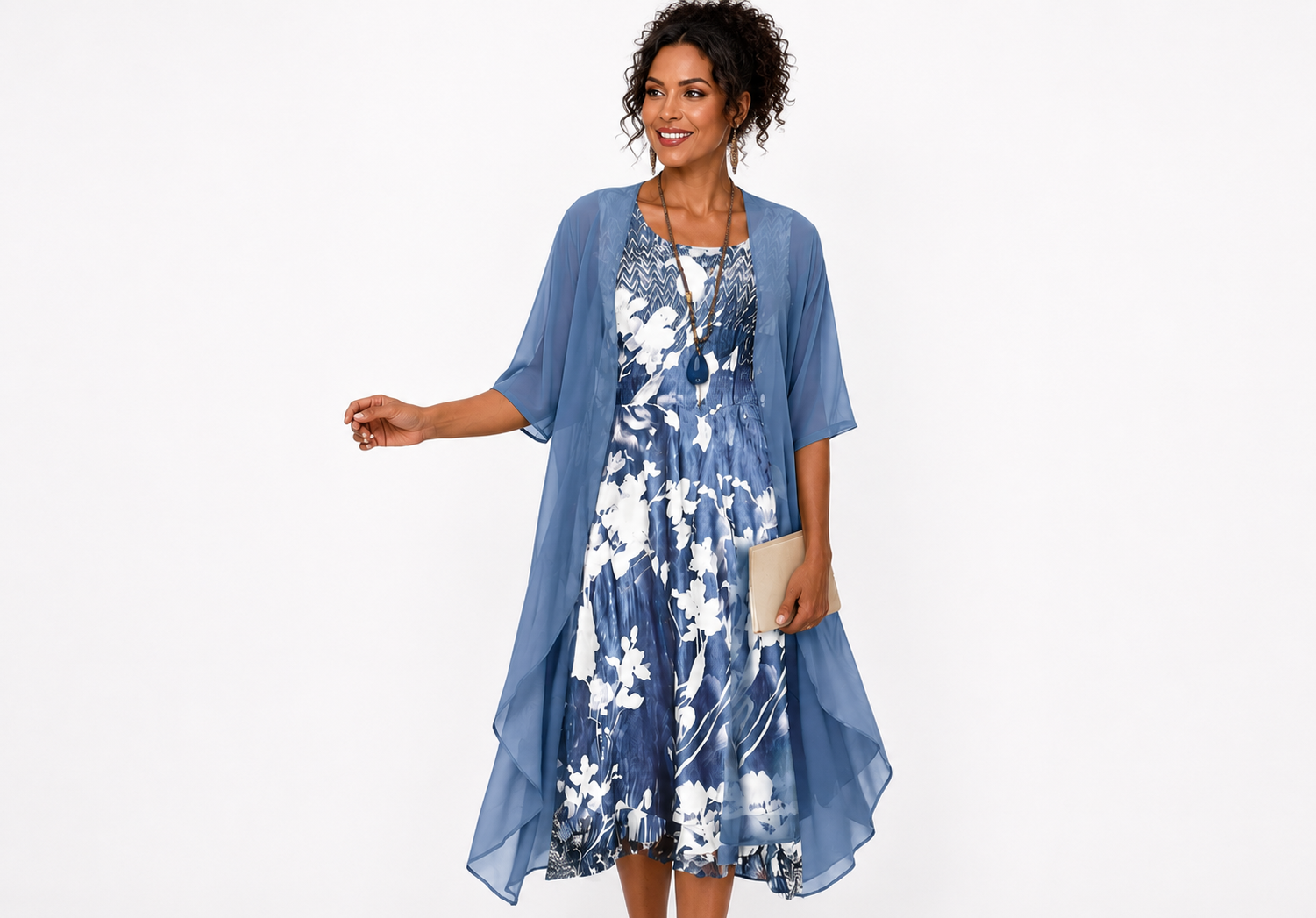 Elegant Summer Dress | Elastic Fit with Breathable Fabric for Comfort