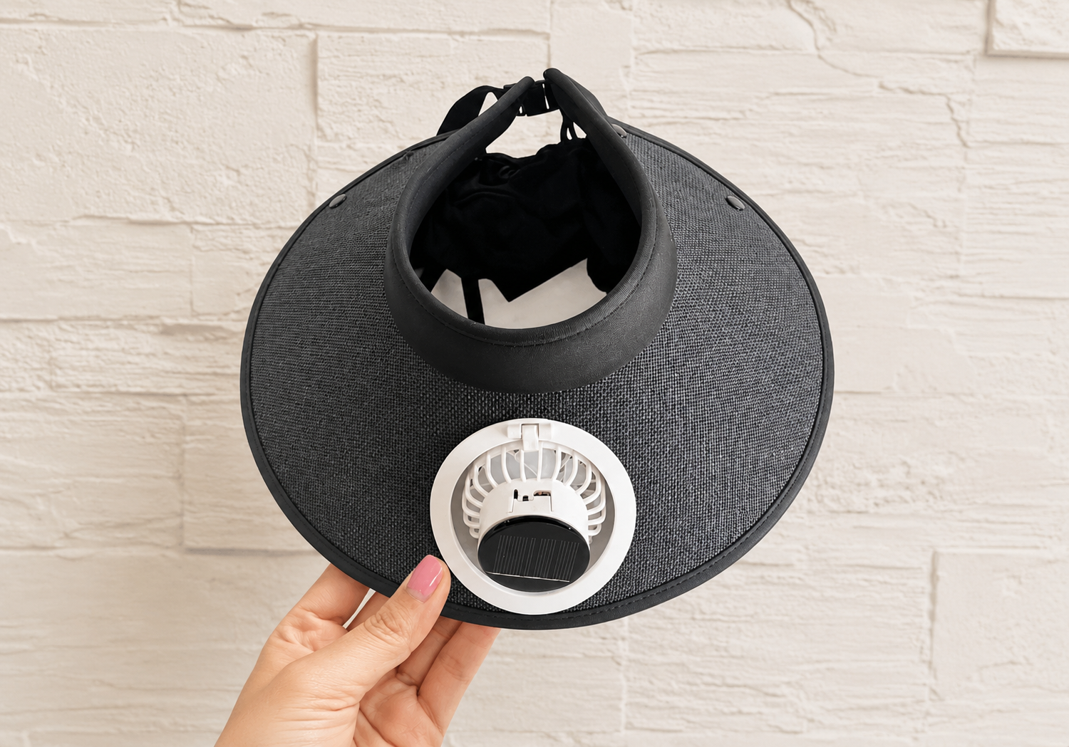 Outdoor Essentials | Wide Brim Sun Hat with Solar Powered Fan & USB Rechargeable Feature | Stylish Protection for All-Day Comfort