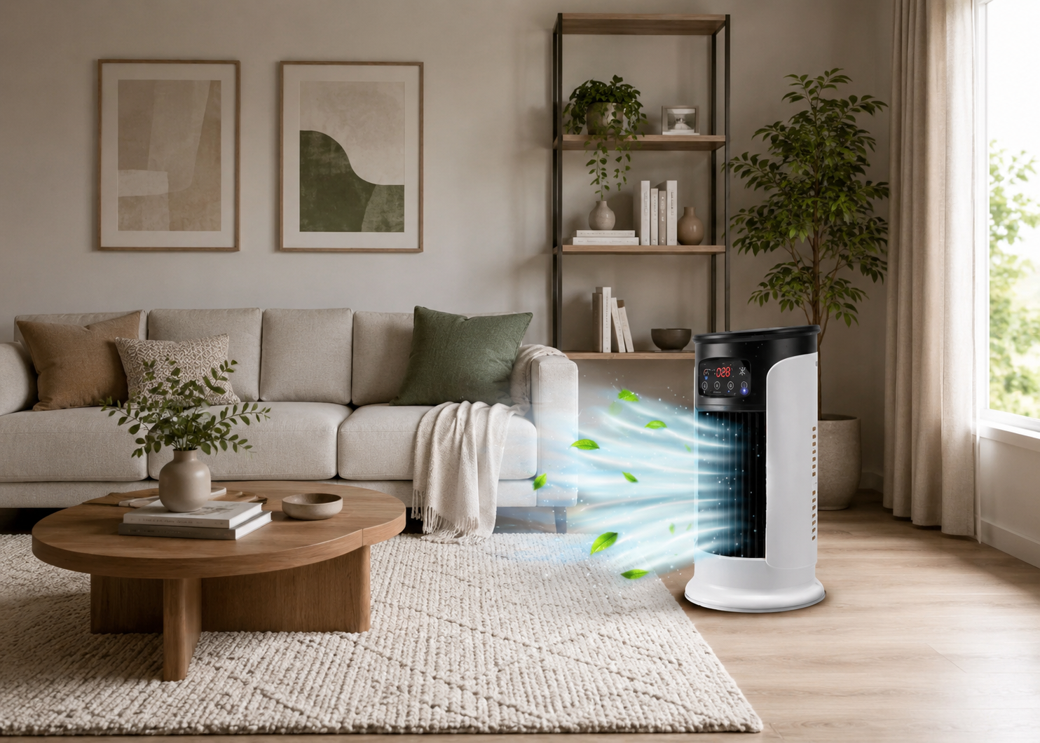 Versatile Portable Air Conditioner | Windowless AC Unit with Easy Mobility | Ideal for Home and Travel