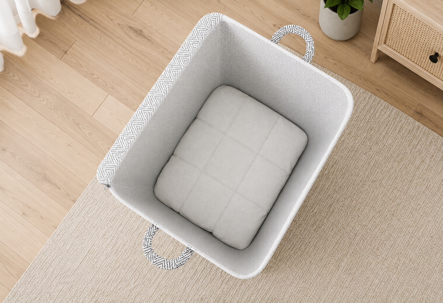 Ultimate XL Storage Container Box with Handles for Seasonal Clothing