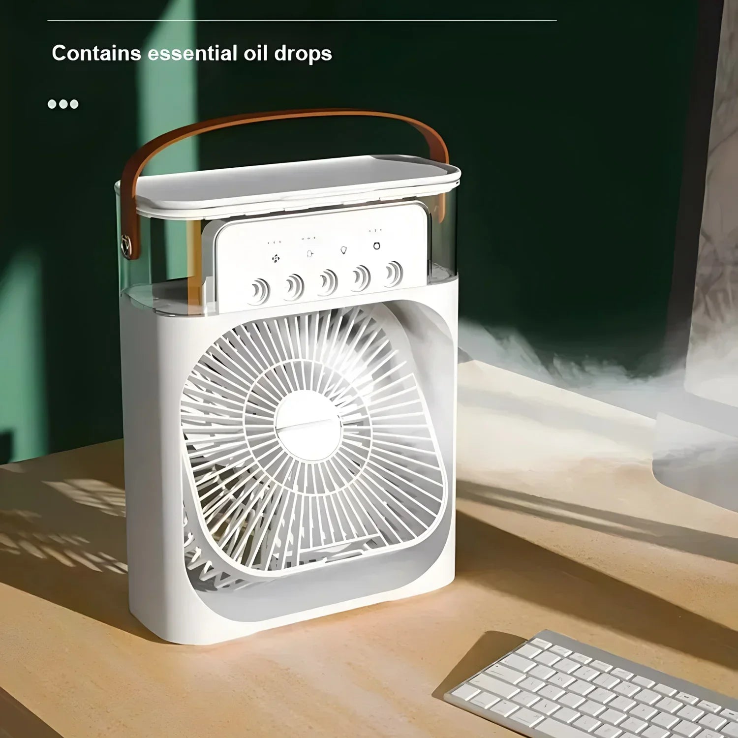 AirCooler Pro | 3-in-1 Fan, Air Conditioner & Humidifier with LED Lighting | Portable Cooling Solution for Home and Office 3