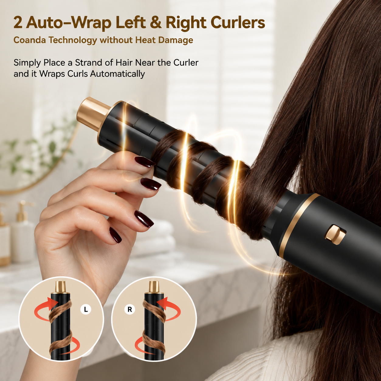 5-in-1 Blow Dryer Brush with Negative Ion Technology | Versatile Styling Tool for Frizz-Free Hair