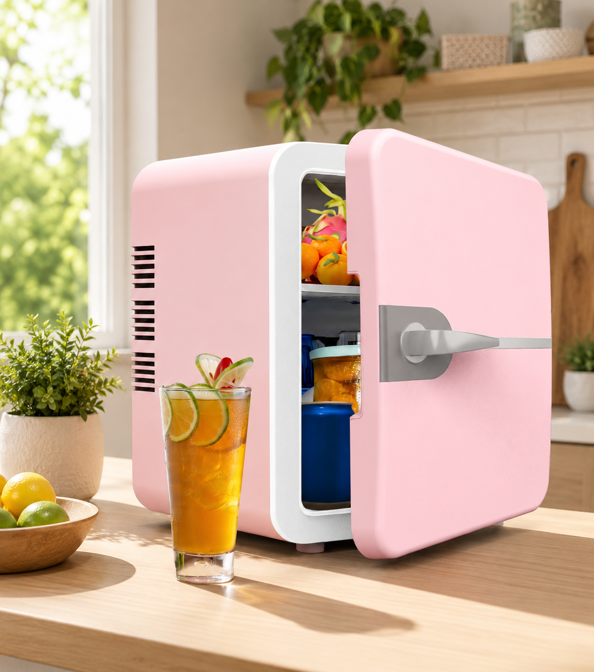 Portable Mini Fridge | 6L Hot & Cold Cooler with Energy Efficiency | Compact Design for Home and Travel