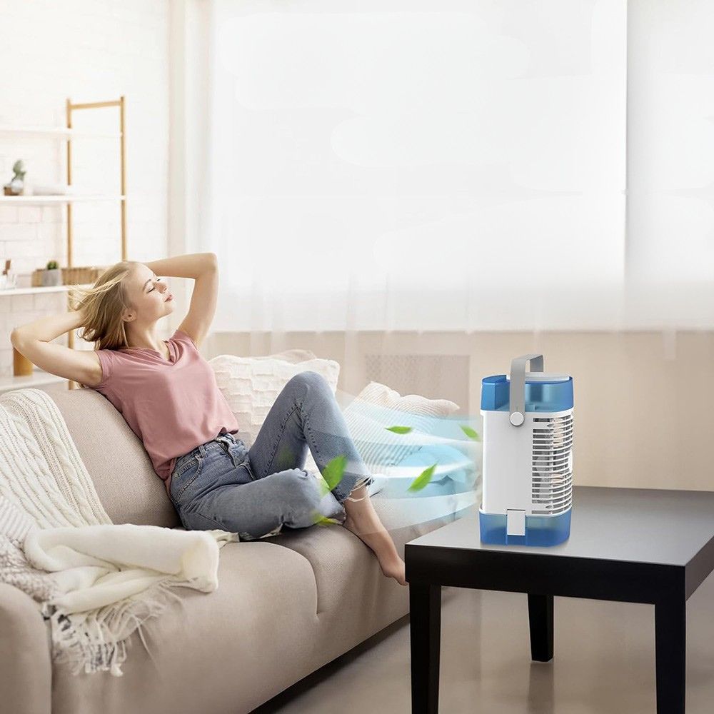 Portable Air Conditioner | 4-in-1 Cooling Fan with Humidifier & Remote Control | Compact Design for Instant Relief 4