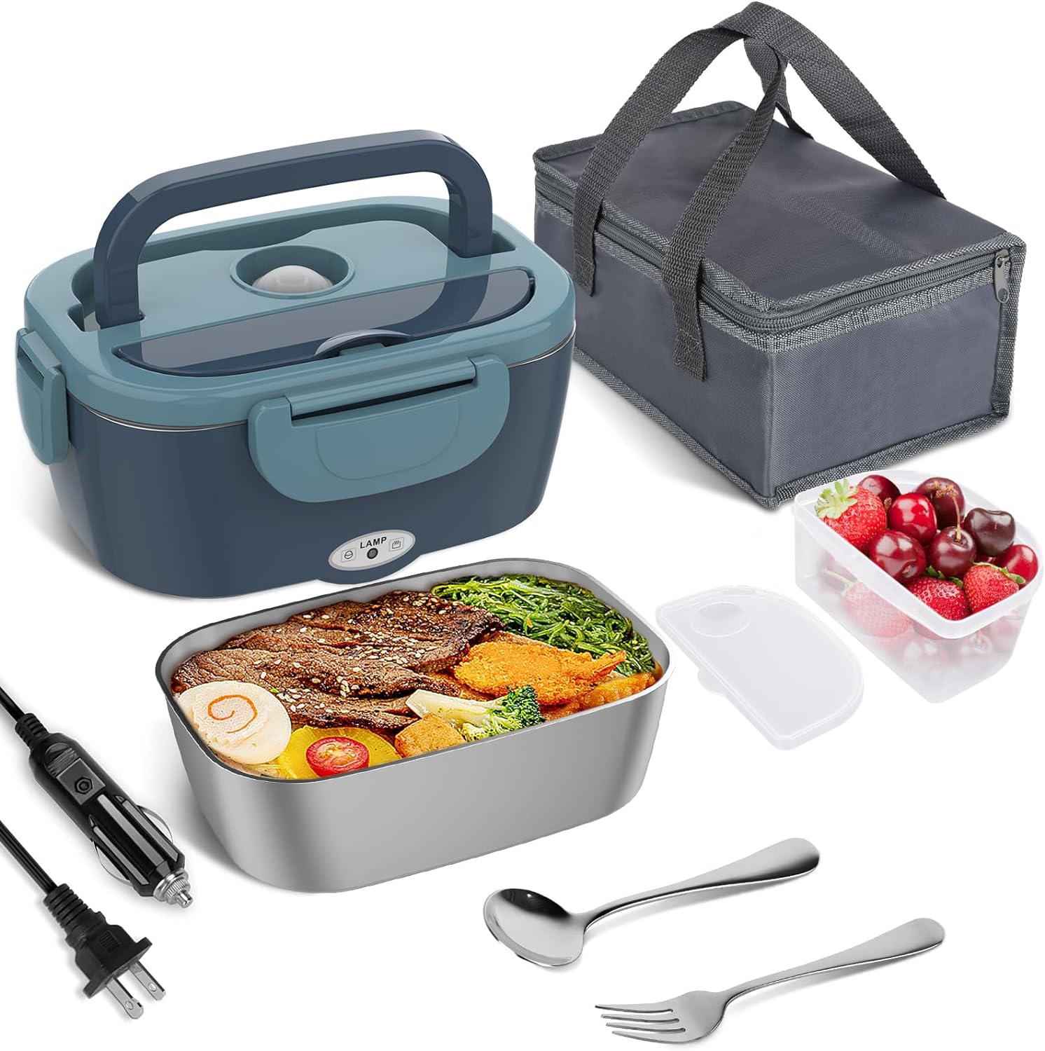 Portable Electric Lunch Box with Fast Heating Technology & Leak-Proof Design for On-the-Go Meals