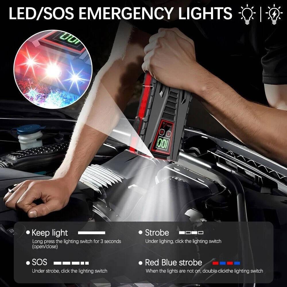 PowerMax | Portable Car Jump Starter with Extreme Temperature Performance | Multi-Device Charger for Roadside Safety 2