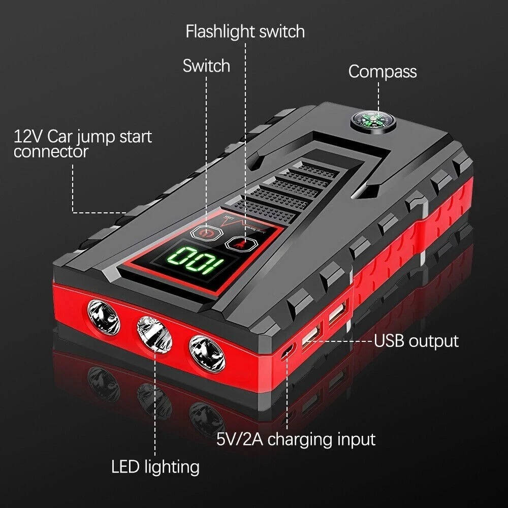 PowerMax | Portable Car Jump Starter with Extreme Temperature Performance | Multi-Device Charger for Roadside Safety 5
